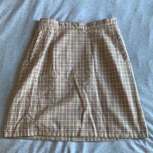 Vintage plaid skirt